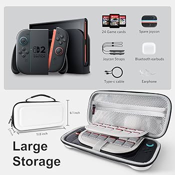 Nintendo Switch グレー極完備品　ケース付き Nintendo Switch グレー 新モデル 未開封 ケース スタンド